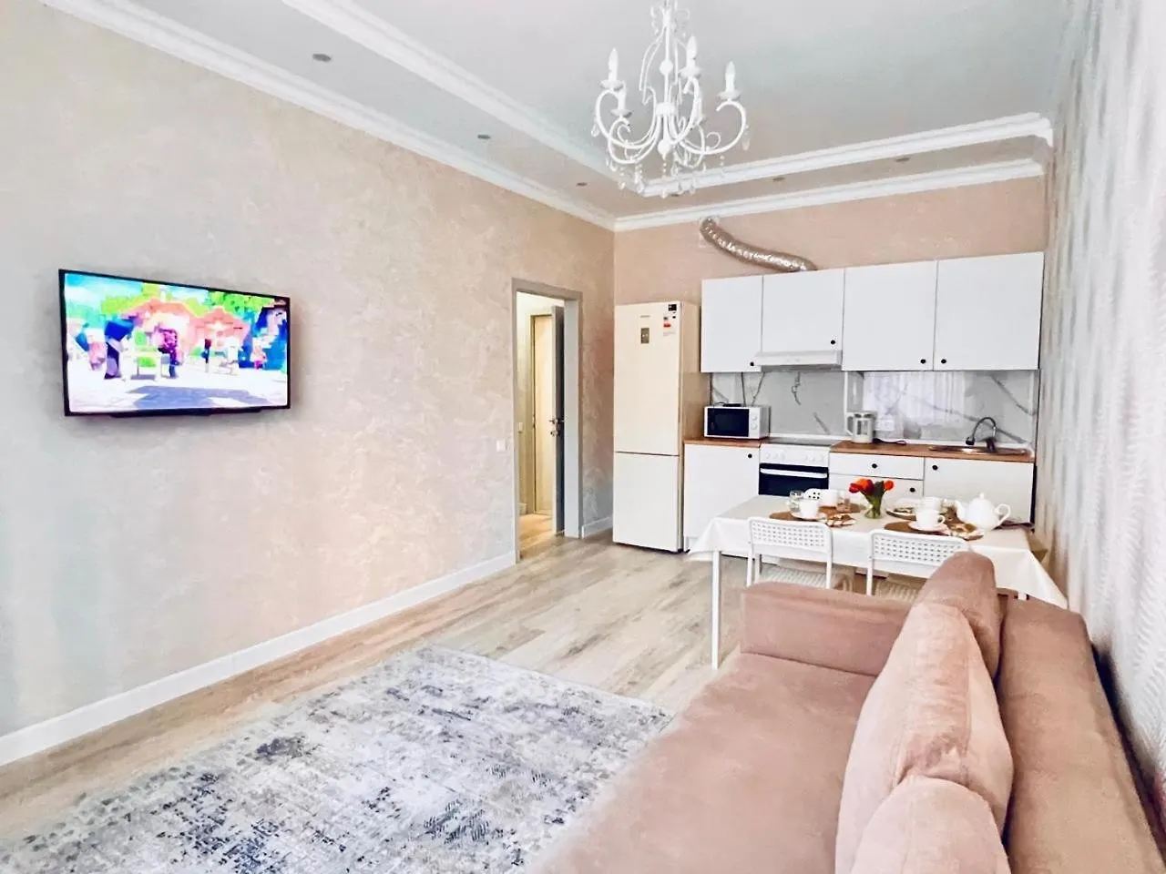 Квартира В Центре Левого Берега В Жк Alpamys Taldykol Apartment